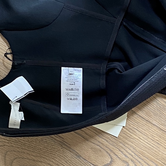 Stella McCartney Dixie Asymmetric Sequined Stretch-Wool and Silk Top - Picture 13 of 15